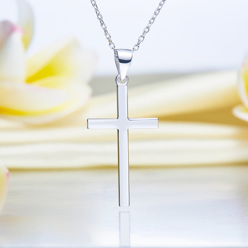 925 Sterling Silver Cross Pendant Necklace 925 Sterling Silver Cross Pendant Necklace