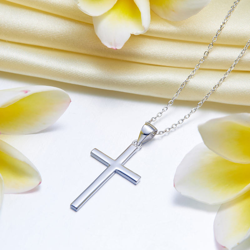 925 Sterling Silver Cross Pendant Necklace 925 Sterling Silver Cross Pendant Necklace