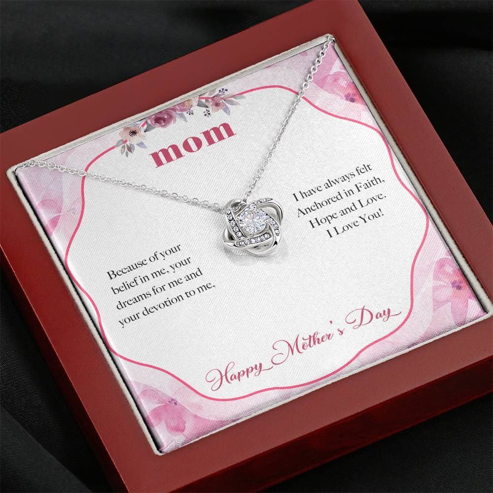 Anchored in Faith Mother's Day Love Knot Necklace Anchored in Faith Mother's Day Love Knot Necklace