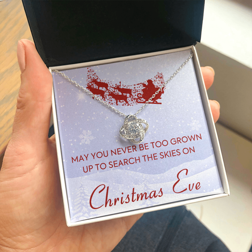 Christmas Eve Love Knot Necklace Christmas Eve Love Knot Necklace