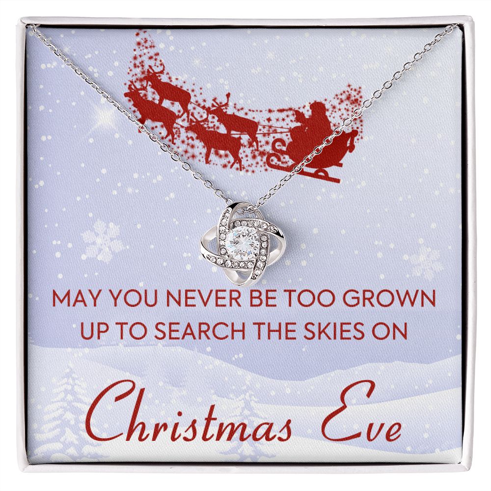 Christmas Eve Love Knot Necklace Christmas Eve Love Knot Necklace