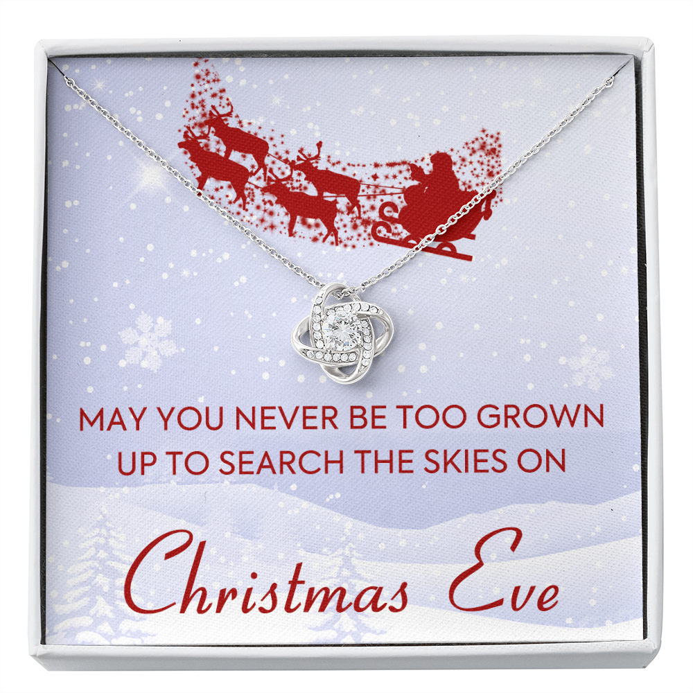 Christmas Eve Love Knot Necklace Christmas Eve Love Knot Necklace