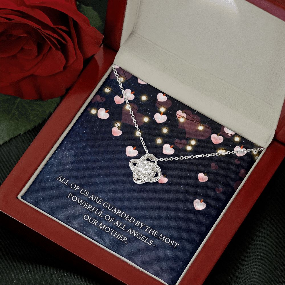 Guarded by our Mother Love Knot Necklace Guarded by our Mother Love Knot Necklace