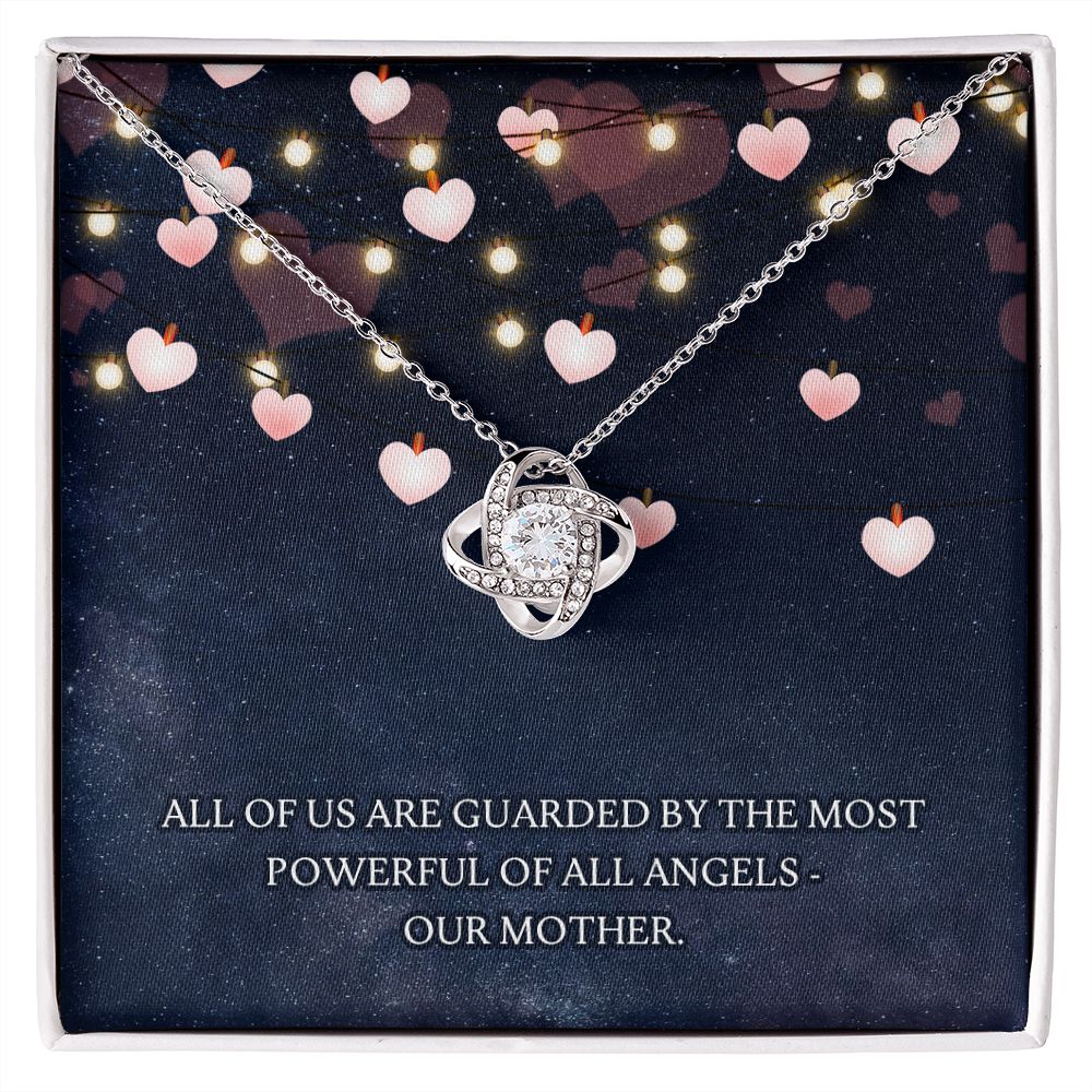 Guarded by our Mother Love Knot Necklace Guarded by our Mother Love Knot Necklace