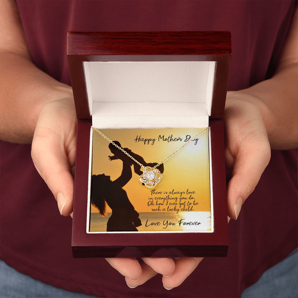 Love in Everything You Do Mother's Day Love Knot Necklace Love in Everything You Do Mother's Day Love Knot Necklace