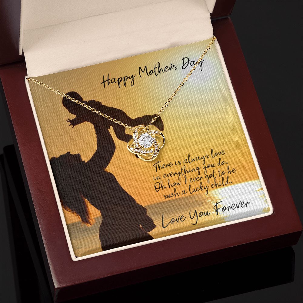 Love in Everything You Do Mother's Day Love Knot Necklace Love in Everything You Do Mother's Day Love Knot Necklace