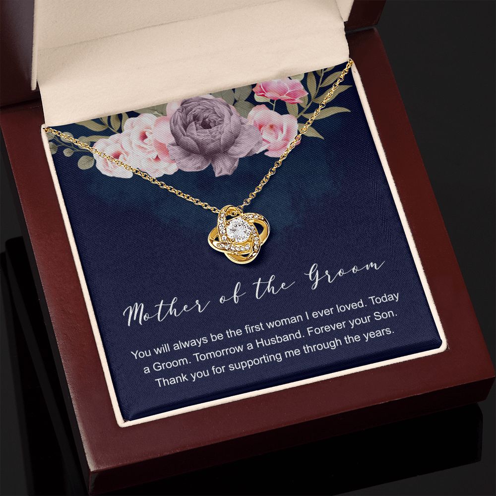 Mother of the Groom Love Knot Necklace Mother of the Groom Love Knot Necklace