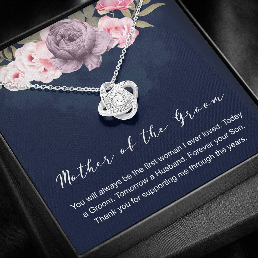 Mother of the Groom Love Knot Necklace Mother of the Groom Love Knot Necklace