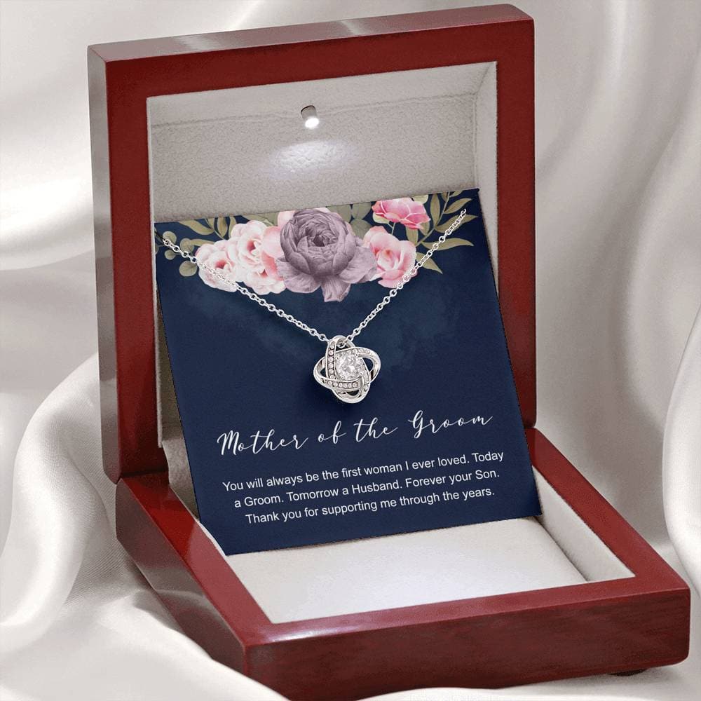 Mother of the Groom Love Knot Necklace Mother of the Groom Love Knot Necklace