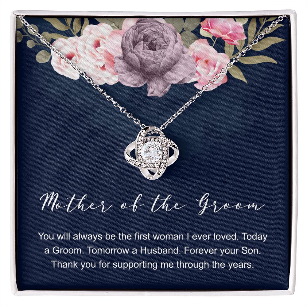 Mother of the Groom Love Knot Necklace Mother of the Groom Love Knot Necklace