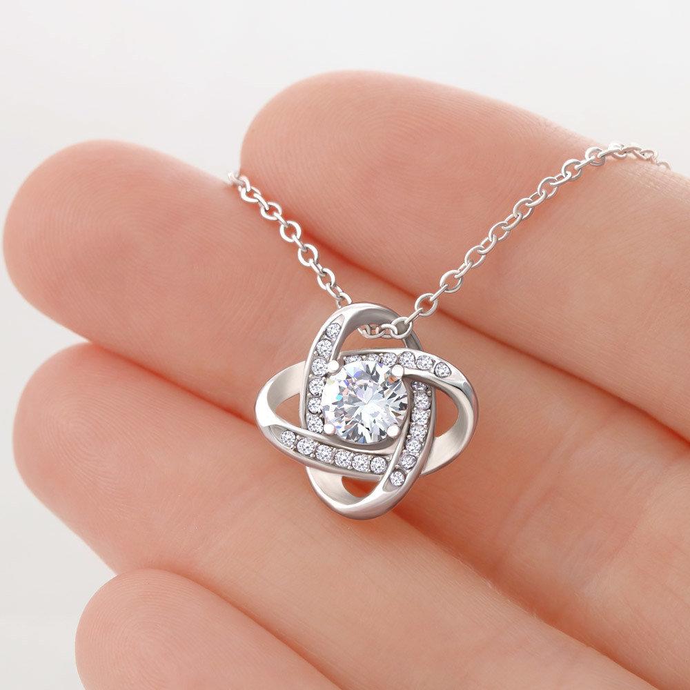 To My Favorite, To My Everything Love Knot Necklace To My Favorite, To My Everything Love Knot Necklace