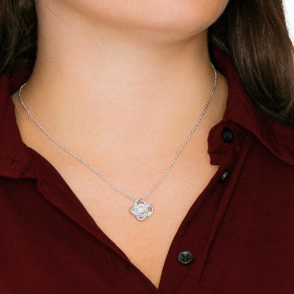 To My Favorite, To My Everything Love Knot Necklace To My Favorite, To My Everything Love Knot Necklace