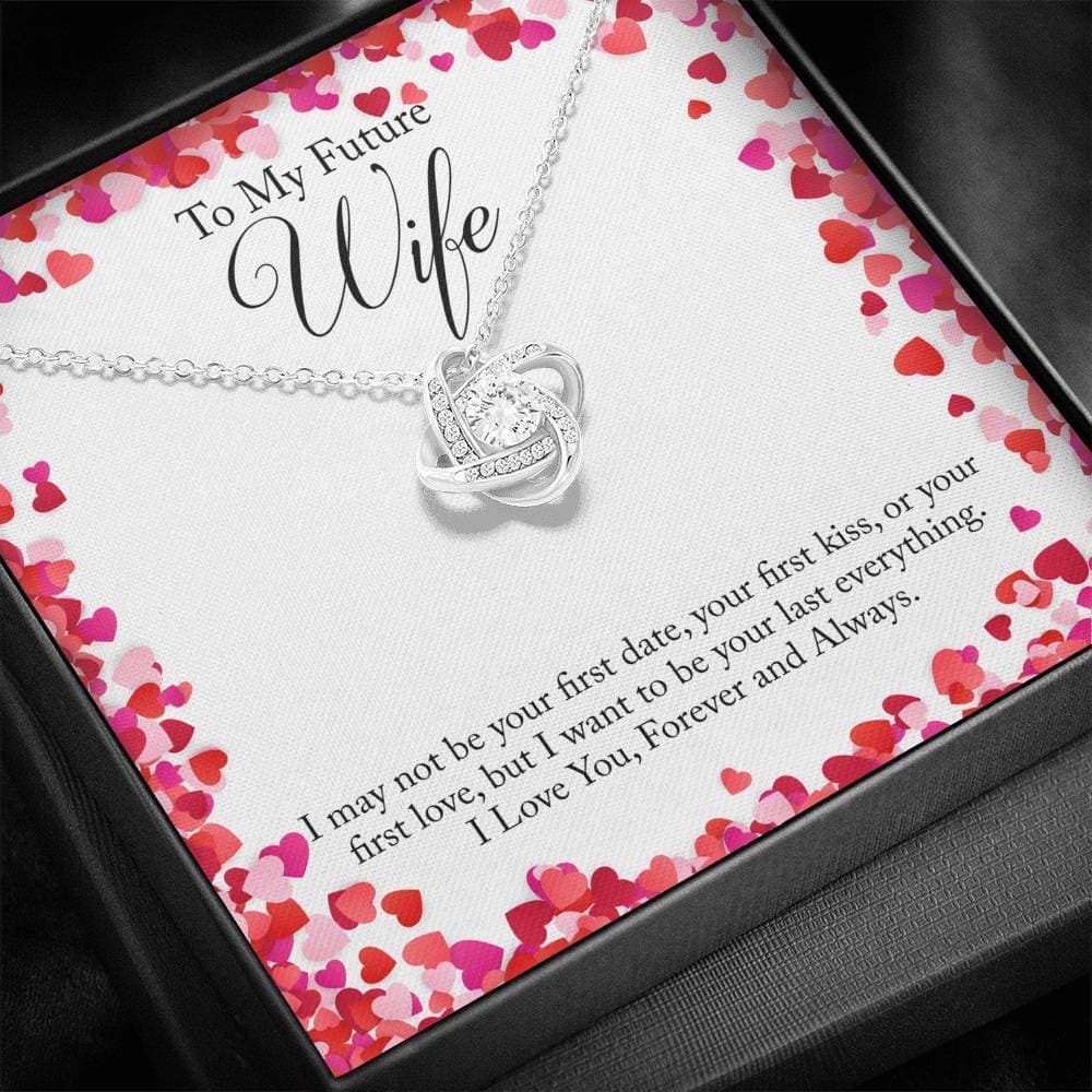 To My Future Wife Forever and Always Love Knot Necklace To My Future Wife Forever and Always Love Knot Necklace