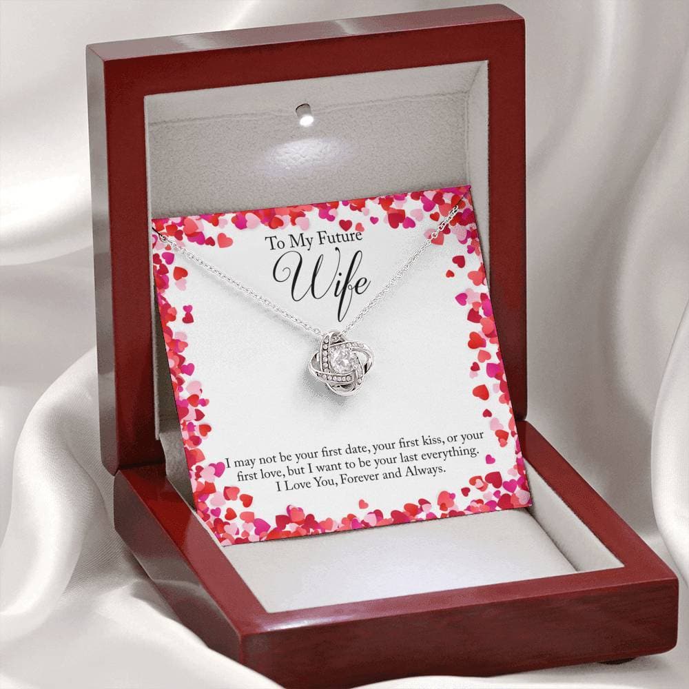 To My Future Wife Forever and Always Love Knot Necklace To My Future Wife Forever and Always Love Knot Necklace