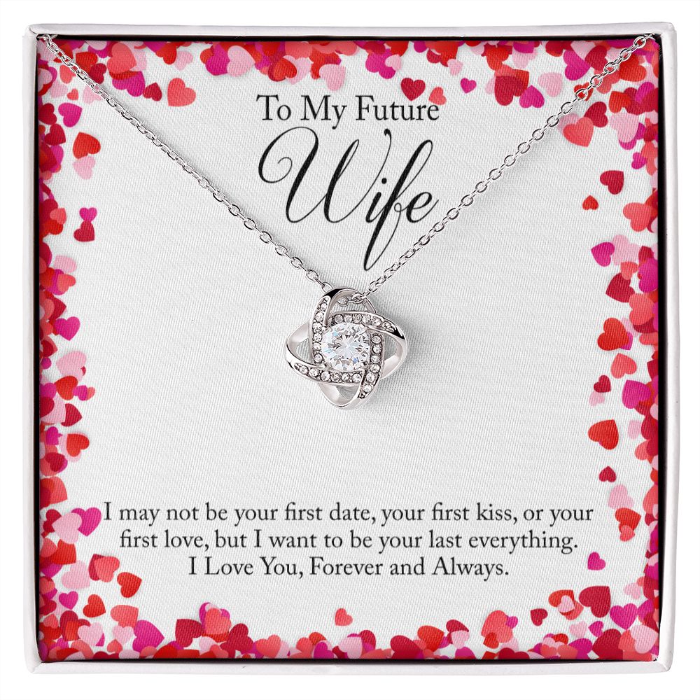 To My Future Wife Forever and Always Love Knot Necklace To My Future Wife Forever and Always Love Knot Necklace