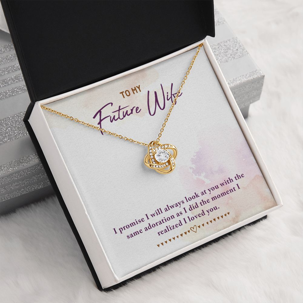 To My Future Wife Love Knot Necklace To My Future Wife Love Knot Necklace