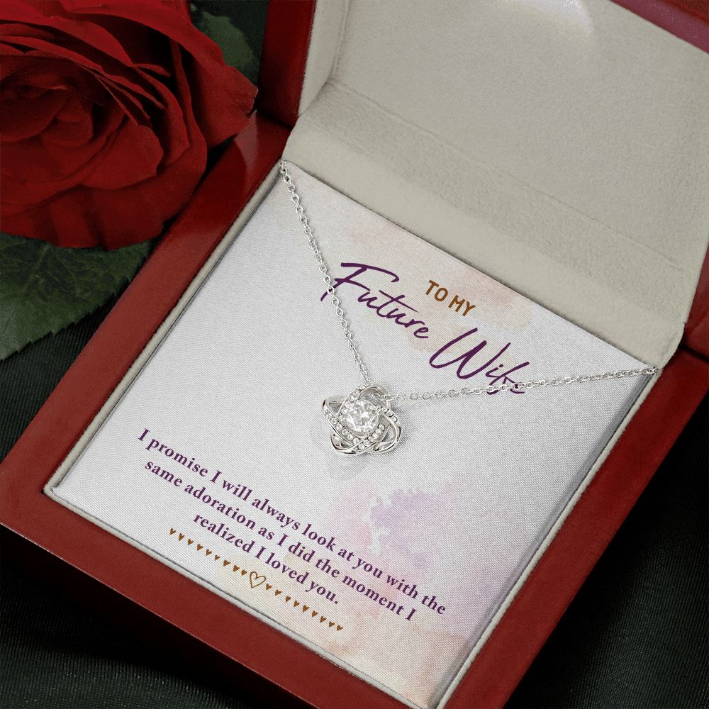 To My Future Wife Love Knot Necklace To My Future Wife Love Knot Necklace