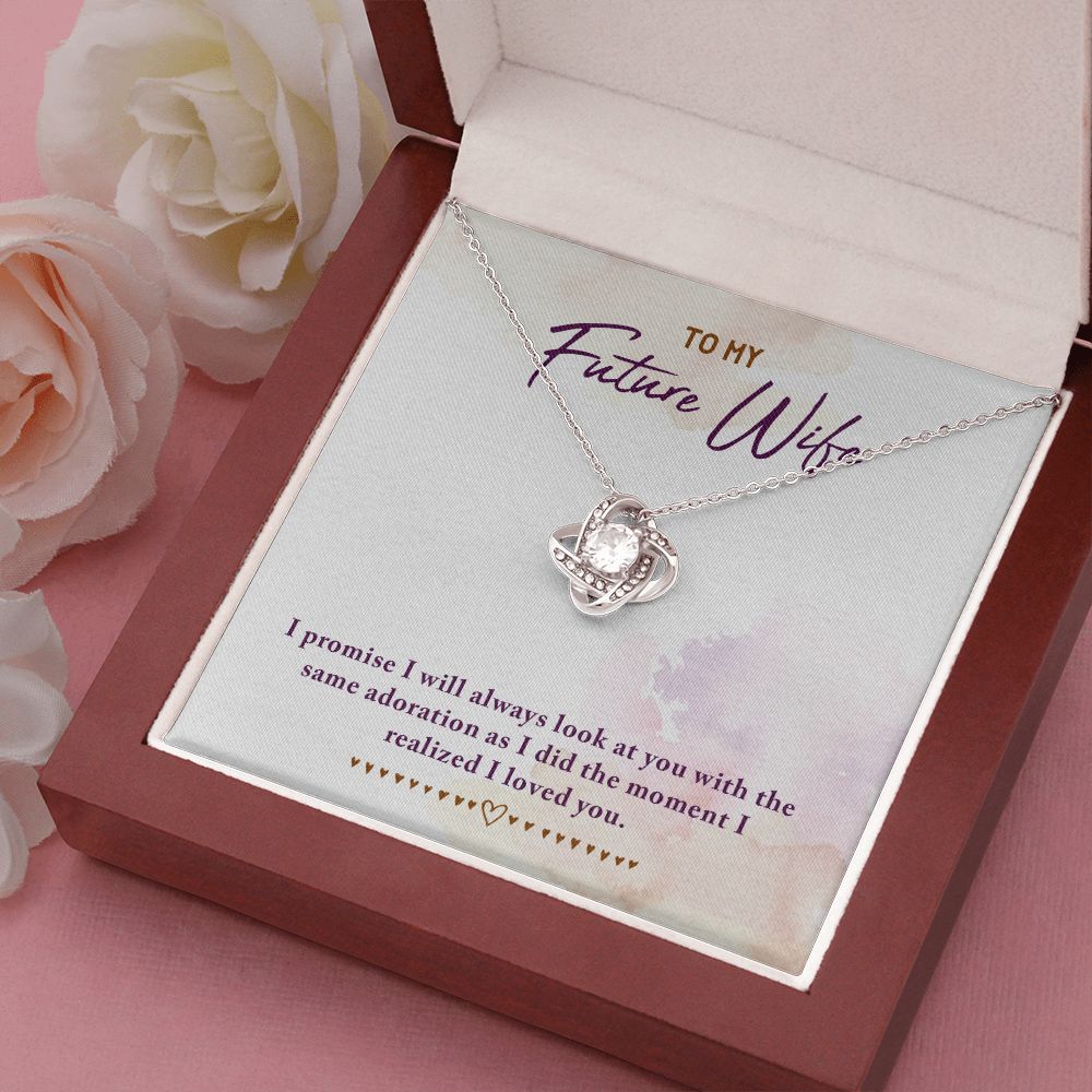To My Future Wife Love Knot Necklace To My Future Wife Love Knot Necklace