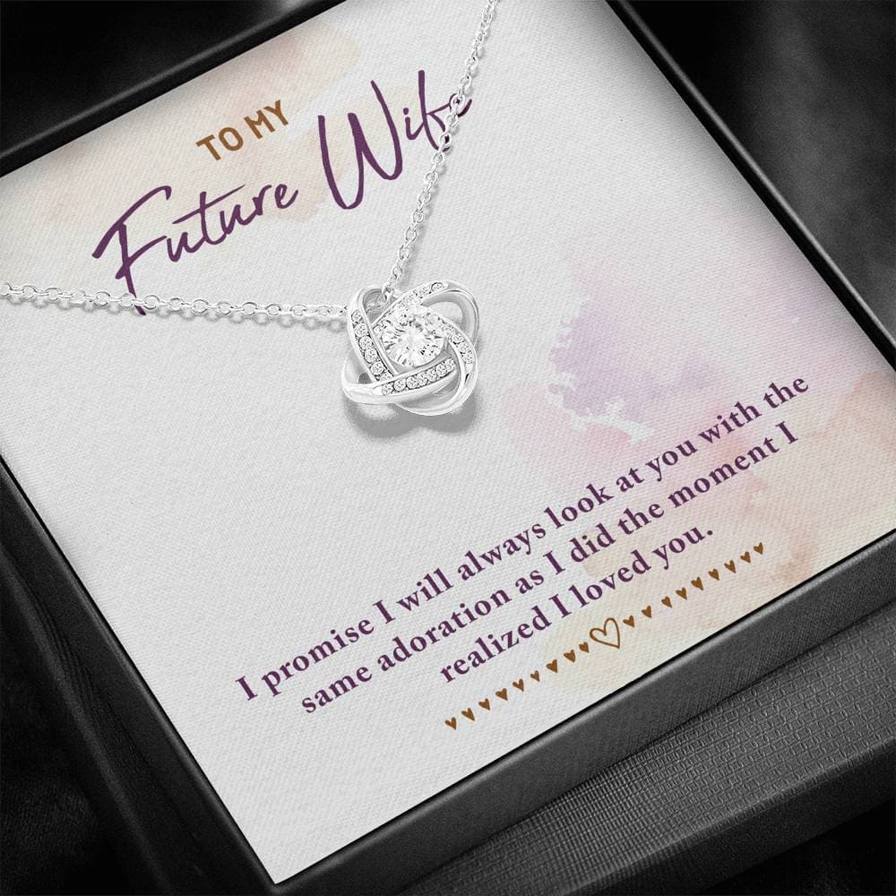 To My Future Wife Love Knot Necklace To My Future Wife Love Knot Necklace