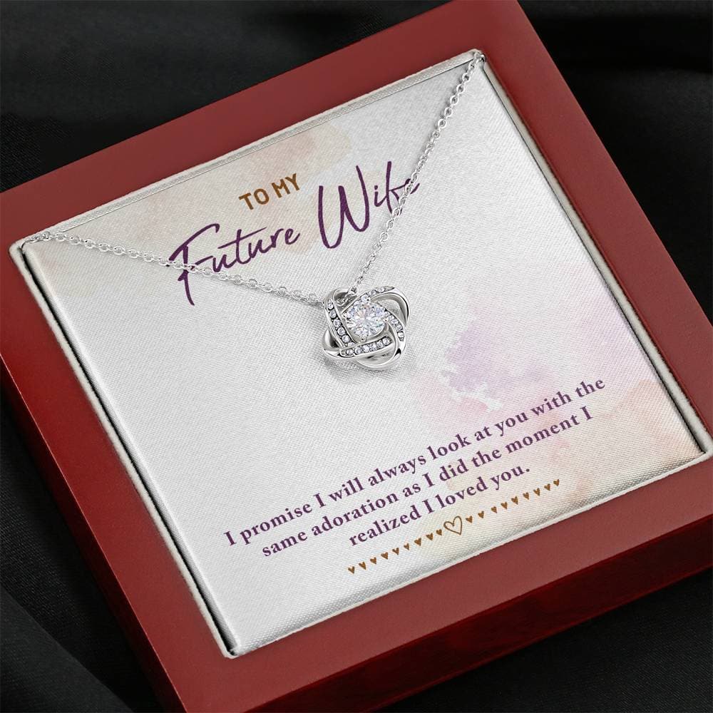 To My Future Wife Love Knot Necklace To My Future Wife Love Knot Necklace