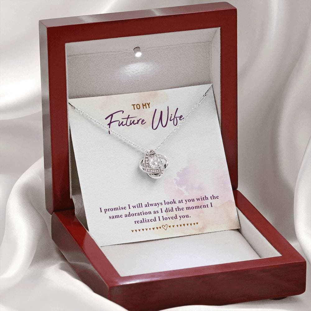 To My Future Wife Love Knot Necklace To My Future Wife Love Knot Necklace