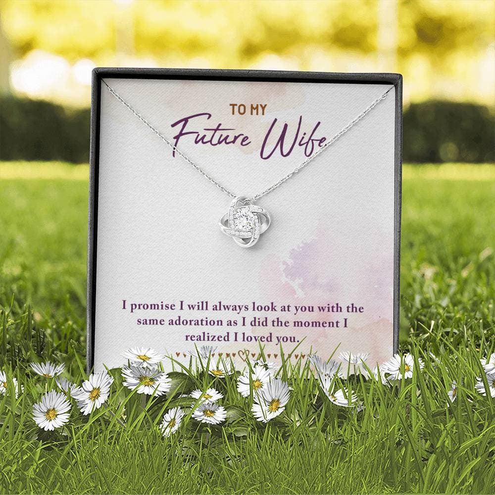 To My Future Wife Love Knot Necklace To My Future Wife Love Knot Necklace