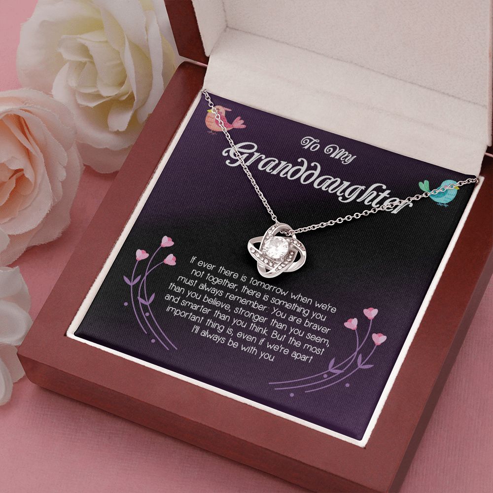 To My Granddaughter Love Knot Necklace To My Granddaughter Love Knot Necklace