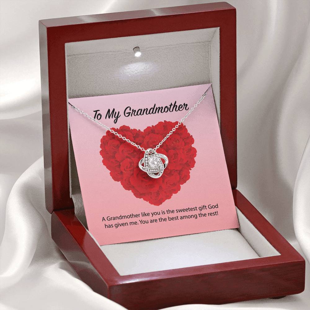 To My Grandmother Love Knot Necklace To My Grandmother Love Knot Necklace