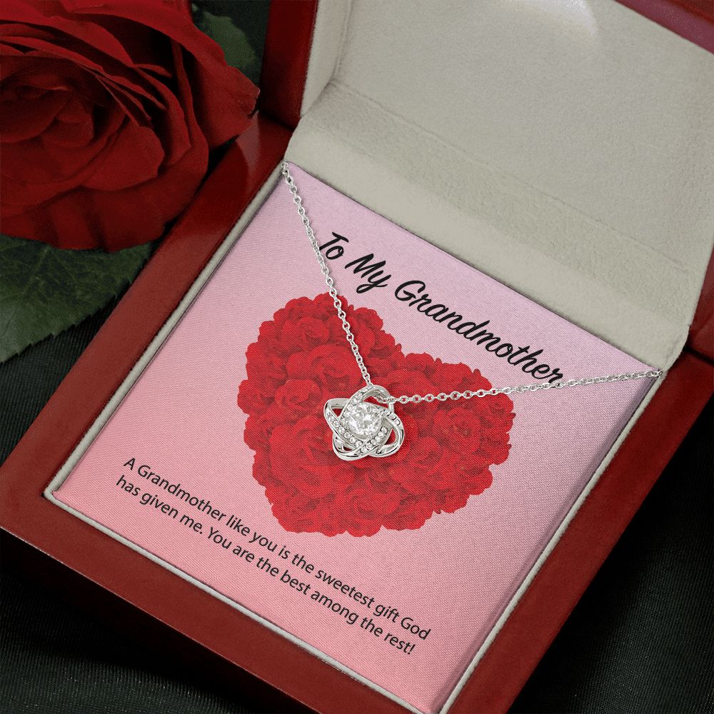 To My Grandmother Love Knot Necklace To My Grandmother Love Knot Necklace