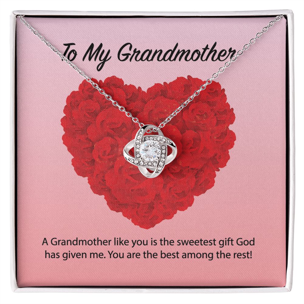 To My Grandmother Love Knot Necklace To My Grandmother Love Knot Necklace