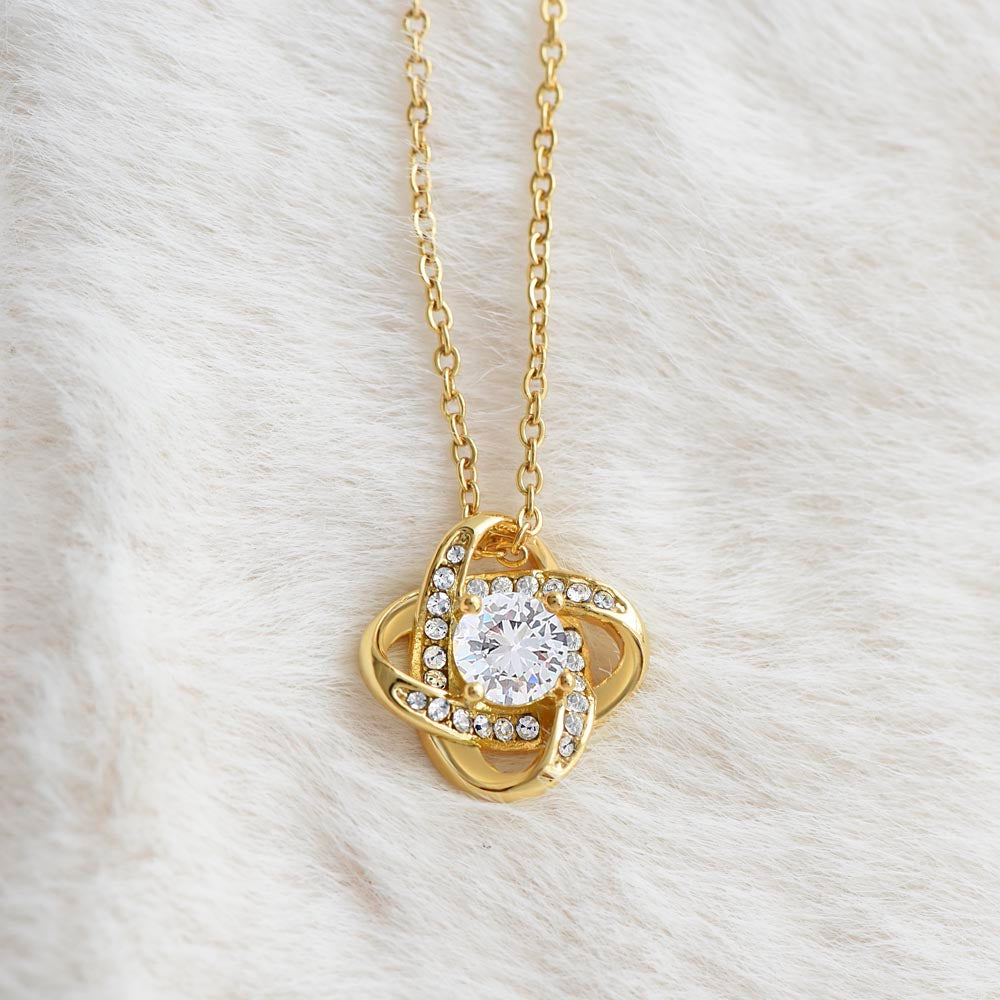 To My Love From Your Future Husband Love Knot Necklace To My Love From Your Future Husband Love Knot Necklace