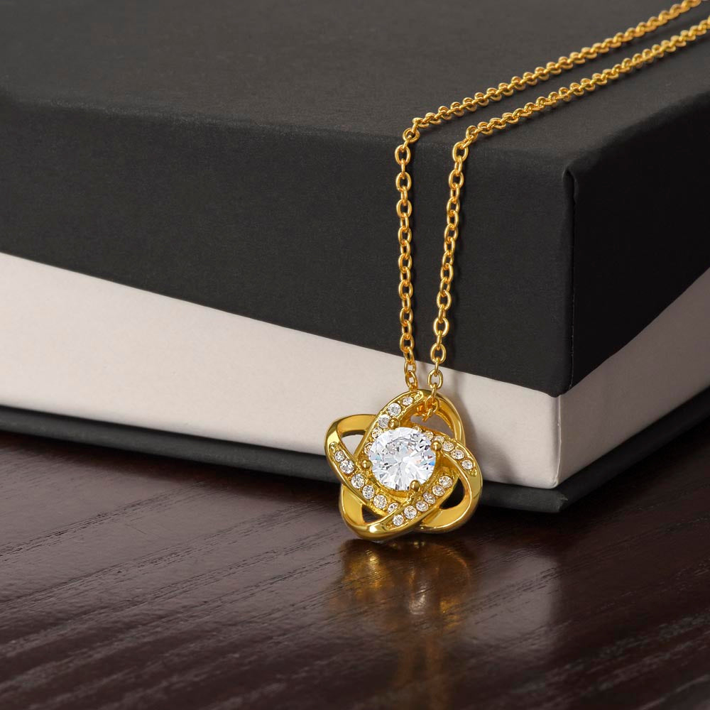 To My Love From Your Future Husband Love Knot Necklace To My Love From Your Future Husband Love Knot Necklace