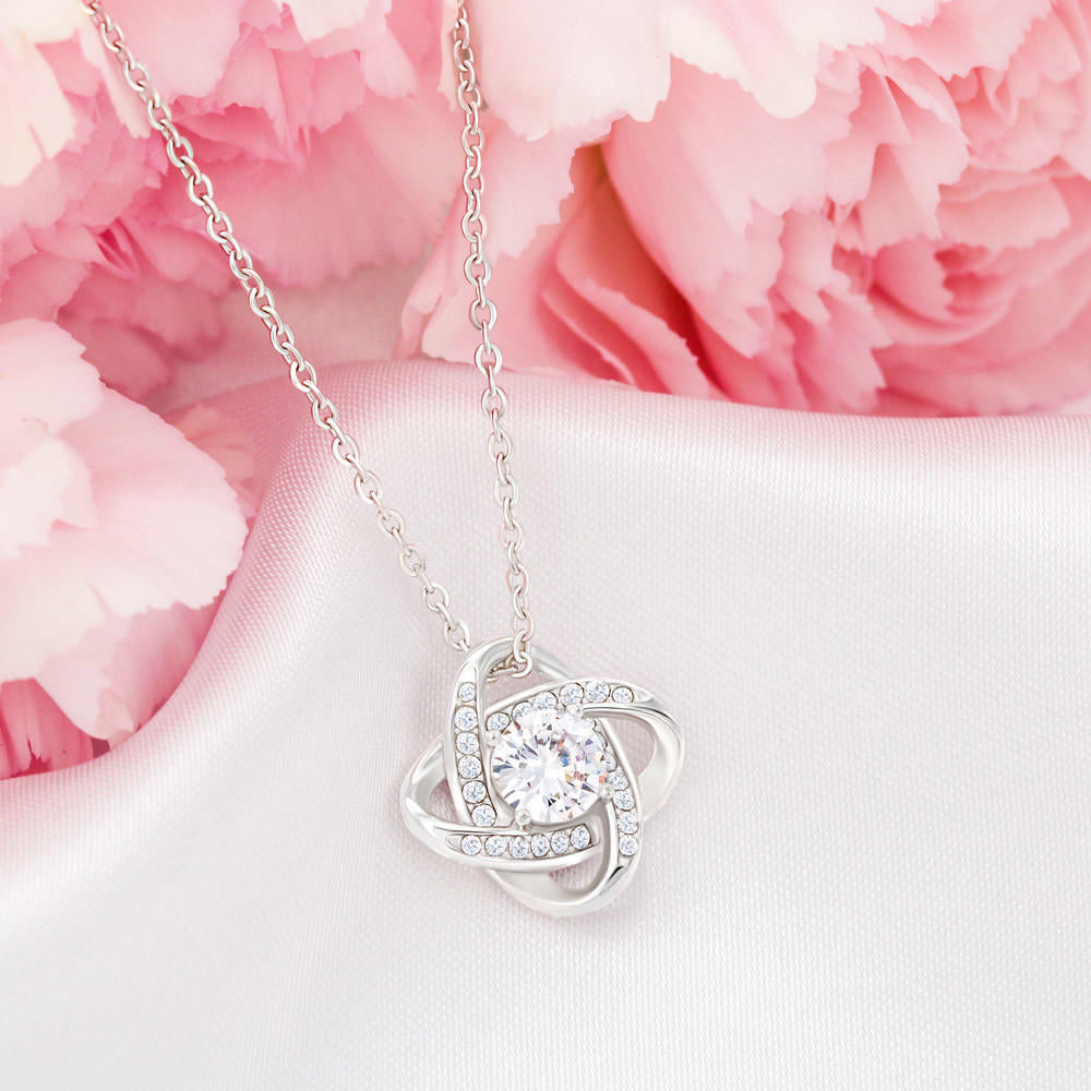 To My Love I'd Rather Be Love Knot Necklace To My Love I'd Rather Be Love Knot Necklace