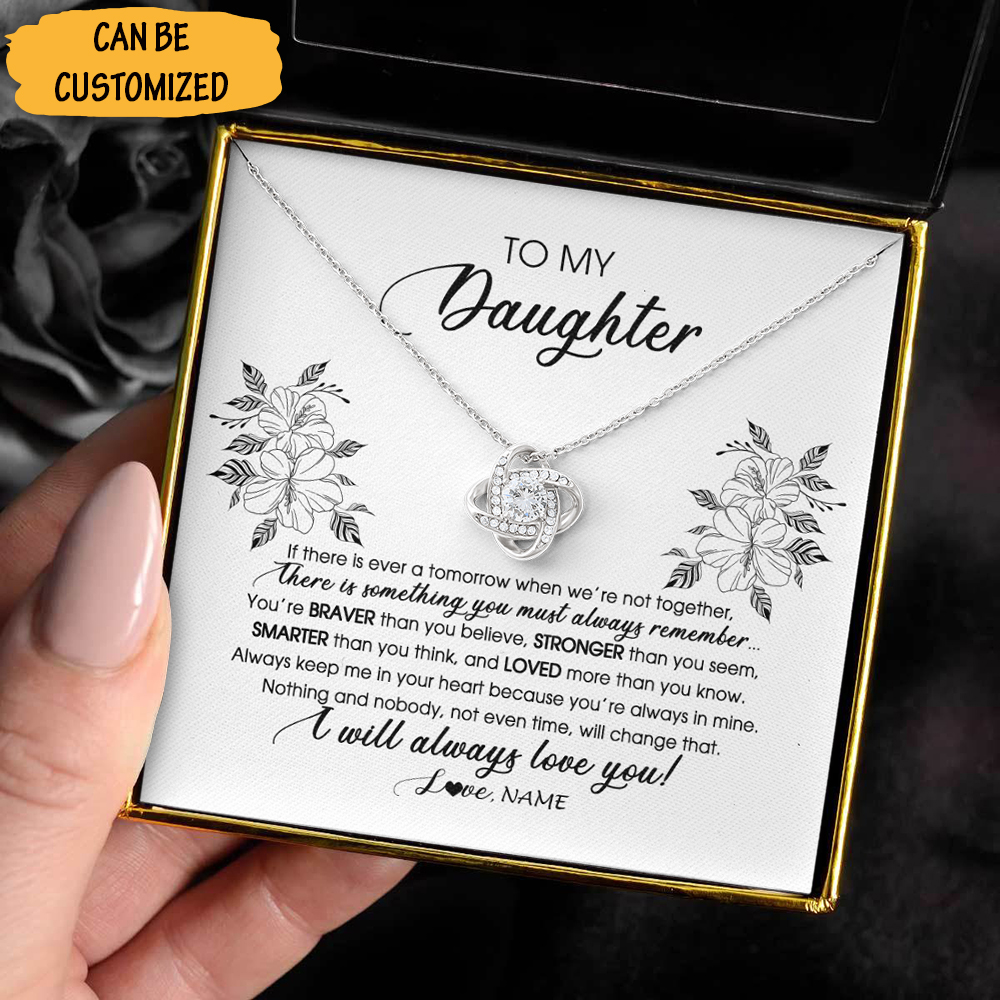 Custom To My Beautiful Goddaughter Love Knot Necklace I Will Always Love You Necklace Goddaughter Jewelry Gifts Custom To My Beautiful Goddaughter Love Knot Necklace I Will Always Love You Necklace Goddaughter Jewelry Gifts